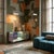 This pair presents the chrome-plated steel stem fixed to a circular white lacquered metal wall base, with an articulated...