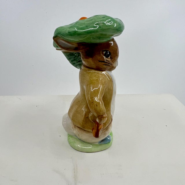 Ceramic Vintage 1948 Beswick Beatrix Potter Figurine of Benjamin Bunny For Sale - Image 7 of 8