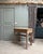 Gray Small Antique Farmhouse Console Table, 1890s For Sale - Image 8 of 15