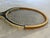 Wood Vintage C1970s Garcia Xl-200 White and Blue Wooden Tennis Racket For Sale - Image 7 of 12