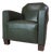 Art Deco Wood and Skaï Club Chair, 1930s For Sale