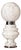 White Murano Glass Table Lamp from Mazzega, Italy, 1970s For Sale