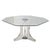 Schumacher 1970s Schumacher Octangle Plexiglass Top Dining Table For Sale - Image 4 of 4