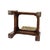 Brown Antique Stickley School Oak Flared Leg Footstool C1920 For Sale - Image 8 of 9