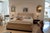 Handcrafted Italian King Bed With Velvet and Nabuck Leather Upholstery For Sale - Image 4 of 4