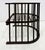 2010s Modern Josef Hoffmann-Style Iron Barrel Armchairs, Pair For Sale - Image 5 of 7