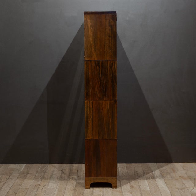 Early 20th C. Lundstrom Four Stack Lawyer's Bookcase c.1900-1920 For Sale - Image 9 of 13