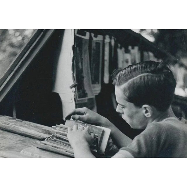 Silver Gelatine Print by Erich Andres, ca 1950. Andres was born 1905 in Germany and passed away 1992. He started his...
