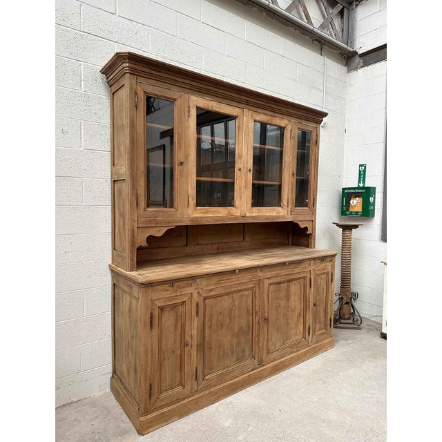 Large Country Style Oak Cabinet For Sale - Image 17 of 17