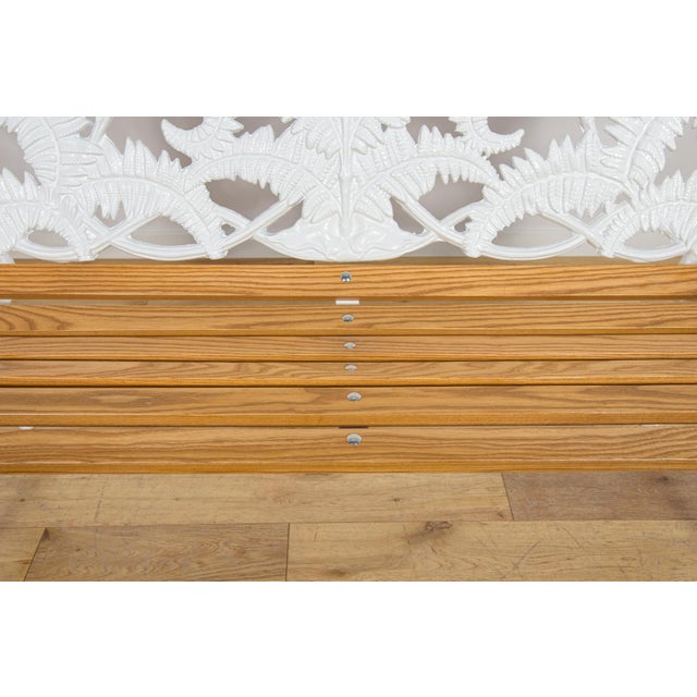 Victorian Coalbrookdale Garden Set with Bench and Armchairs, United Kingdom, 1950s, Set of 3 For Sale - Image 10 of 18