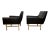 Mid-Century Lounge Chairs-Chrome Base-Newly Upholstered in Italian Leather - a Pair For Sale - Image 4 of 6