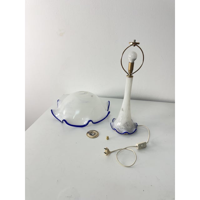 Large Venetian Table Lamp in Murano Glass, 1960s For Sale - Image 10 of 11
