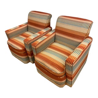 Vintage Club/Lounge Chairs - a Pair For Sale