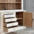 Late 19th Century Grand 19th Century French Rustic Neoclassical Bookcase in Whitewashed Pine For Sale - Image 5 of 13