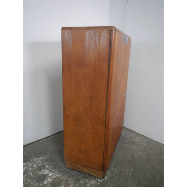 Wood Vintage Laboratory Cabinet in Wood, 1950 For Sale - Image 7 of 14