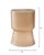 Transitional Jamie Young Huntington Garden Stool in Taupe For Sale - Image 3 of 4