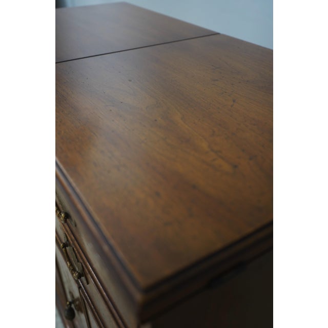 Henredon 18th Century Portfolio Flip Top Bar Cabinet For Sale - Image 13 of 18
