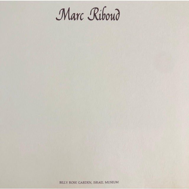 Paper Marc Riboud, Vintage Color Photograph Kadishman Sculpture Jerusalem Museum Marc Riboud Photo, 1973 For Sale - Image 7 of 8