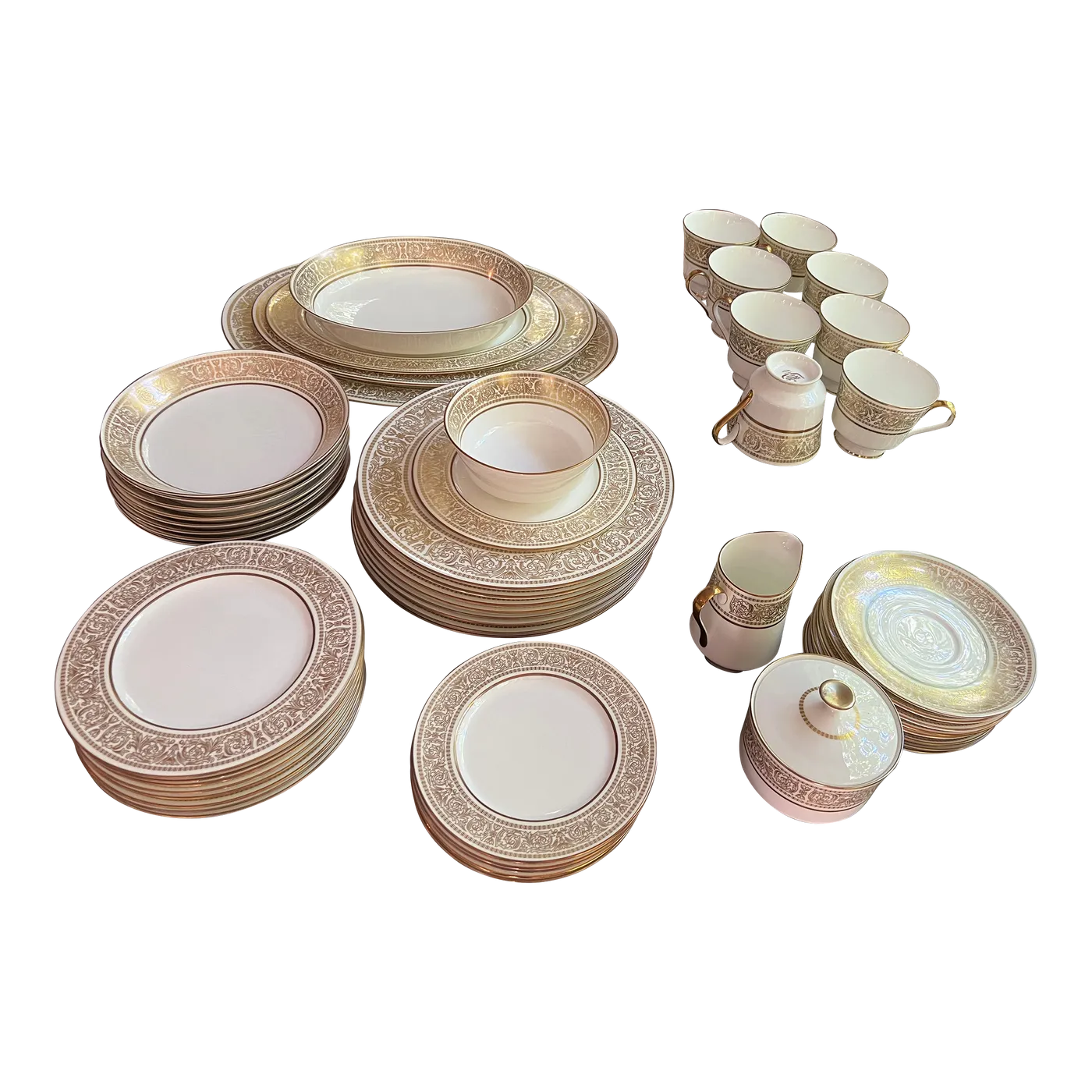 Vintage Oberlin by Mikasa Bone China Set- 62 Pieces | Chairish