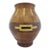 Pacific Nw Hand Turned Segmented Southwest Geometric Inlaid Wood Vase For Sale