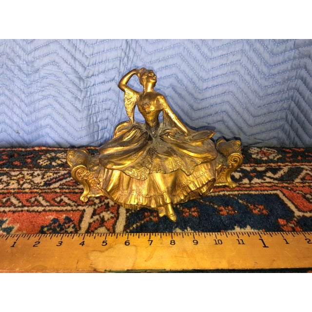 Early 20th Century Antique Brass Figural Jewelry Box Weidlich Bros Mfg For Sale - Image 13 of 13