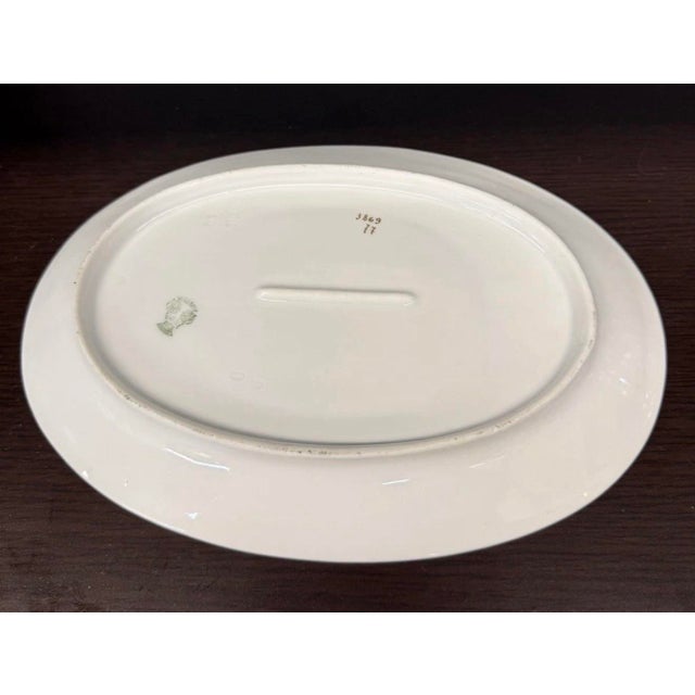 1920s Set of 2 1920s Royal Vienna Gravy Boat With Underplate Fish Early Mark For Sale - Image 5 of 5