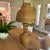 Monumental Vintage Wicker Table Lamp With Matching Dome Shaped Shade For Sale In New York - Image 6 of 11