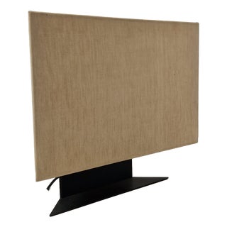 Vintage Accademia Table Lamp in Metal and Canvas by Cini Boeri for Artemide, 1970s For Sale