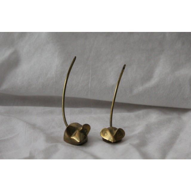 Vintage Gold Mice Figurines, 1970s, Set of 2 For Sale - Image 10 of 15