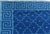 Contemporary Indian Dhurrie Blue Flat-Weave Rug by Doris Leslie Blau For Sale - Image 4 of 9