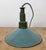 Industrial Petrol Enamel Military Pendant Lamp with Cast Aluminium Top, 1960s For Sale - Image 15 of 17