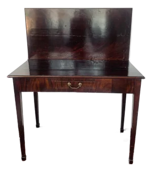 18th Century Georgian Style Mahogany Flip Top Card Table