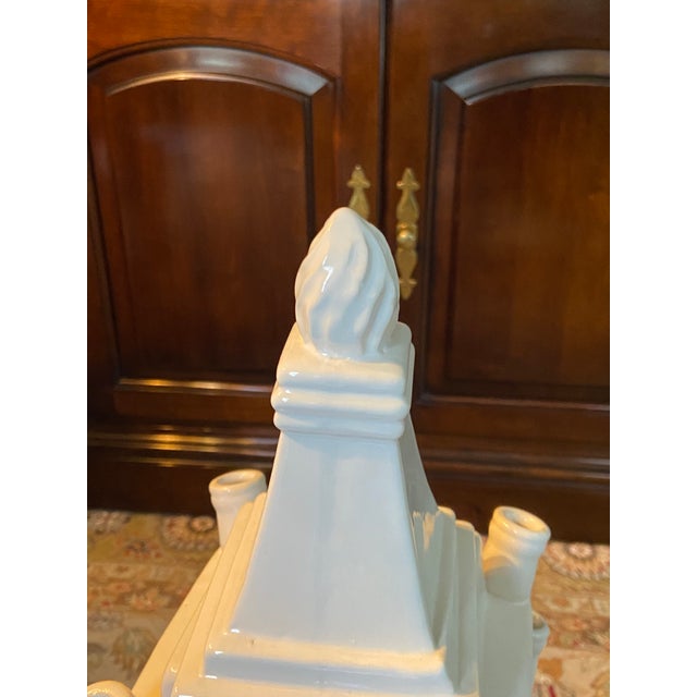 Traditional Tulipiere White Pagoda For Sale - Image 3 of 6