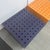 Purple + Orange Peg Board Storage Tables on Casters, Set of Two For Sale - Image 11 of 12