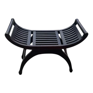 1980s Mission Style Bench