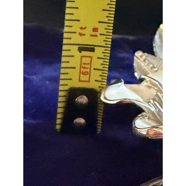 Vintage 1980’s Judith Leiber XL Cherry Blossom Brooch With Swarovski Crystals For Sale - Image 14 of 18