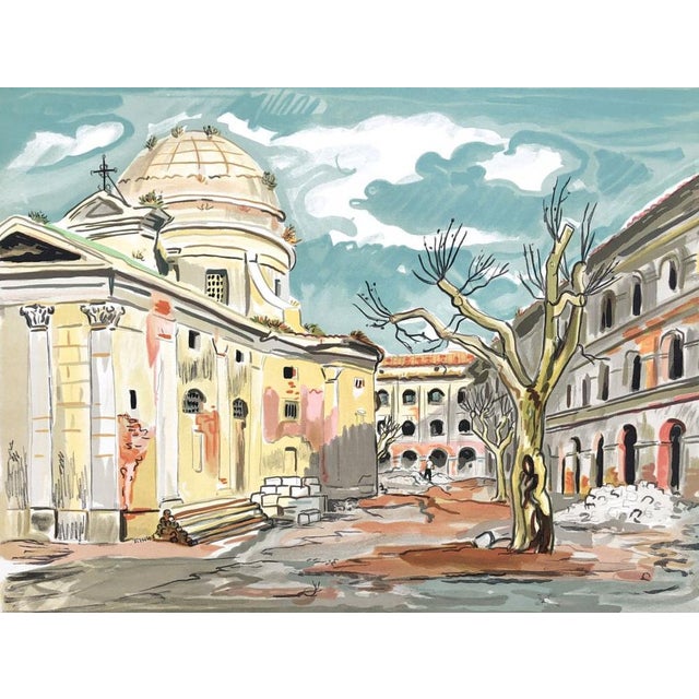 Yves BRAYER (1907-1990) Marseille: the Old Charity, 1974 Lithography Signed in pencil lower right Numbered / 242 copies...