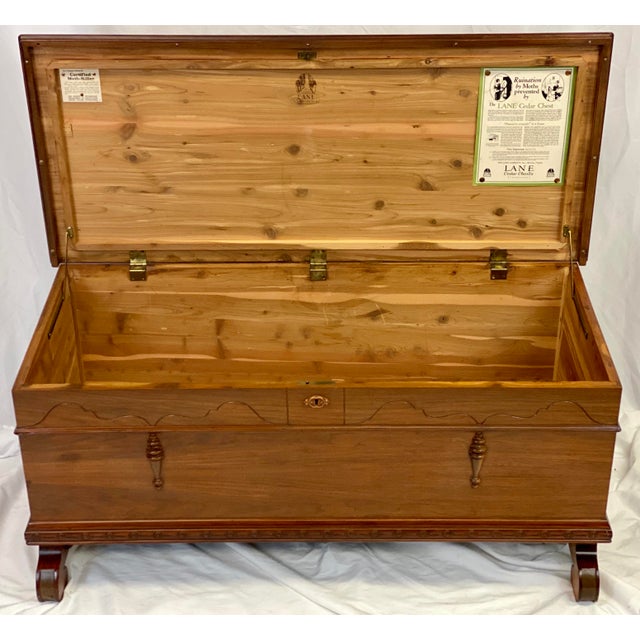Early 20th Century Lane Altavista Cedar Lined Trunk Blanket Chest Chairish