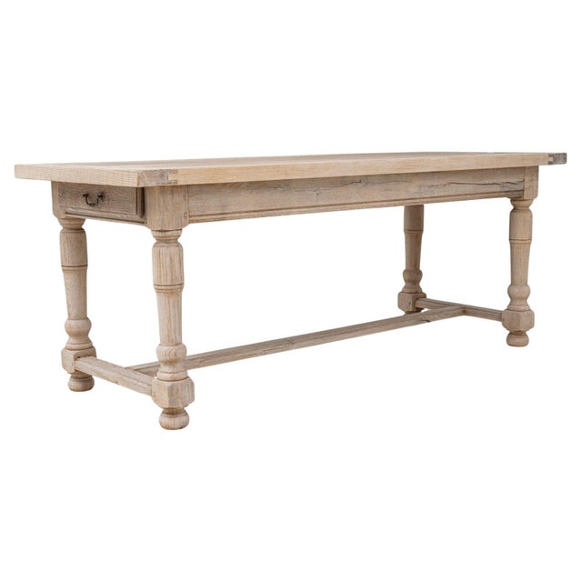 20th Century French Oak Dining Table For Sale - Image 15 of 18