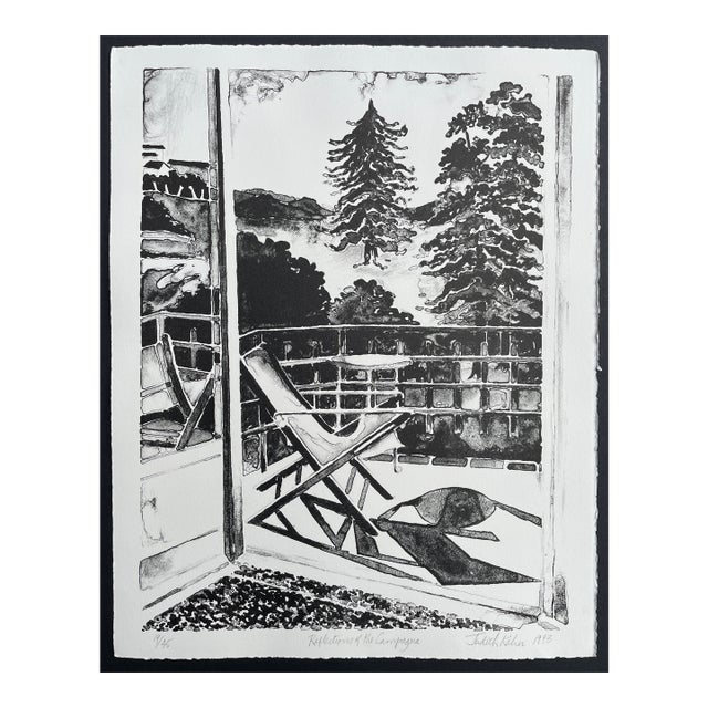 1993 Judith Kahn Reflections of Campagna Lithograph For Sale
