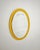 Mid-Century Modern Wall Mirror in Yellow Glass by Cristal Art, Italy, 1960 For Sale - Image 17 of 18