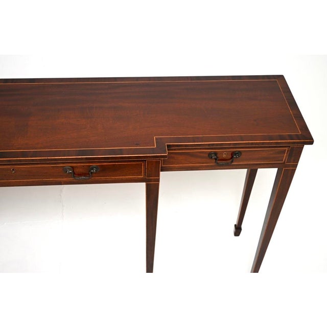 1920s Large Antique Georgian Console Table, 1920 For Sale - Image 5 of 11