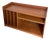 Mid-Century Danish Teak Media Cabinet with Vinyl Storage and Open Shelving For Sale