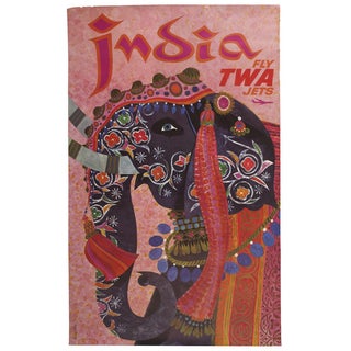 Original TWA Travel Poster For Sale