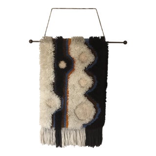 1970s Boho Chic Shag Rug Wall Art For Sale