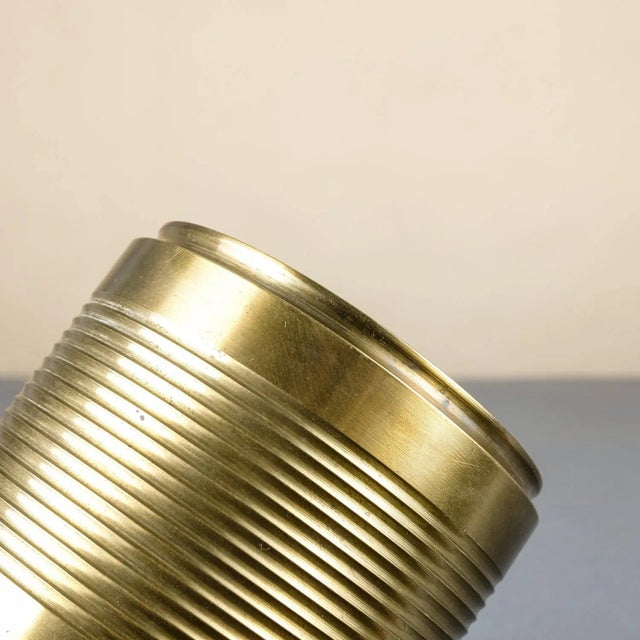 Bauhaus Hand-Turned Brass Box with Copper Handle, 1930s For Sale - Image 9 of 12