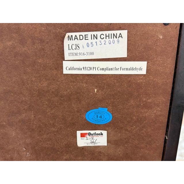 Dark Cherry Two Drawer Nightstands, Pair For Sale - Image 12 of 12