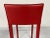 Animal Skin Bellini Style Italian Red Leather Barstools - Set of 4 For Sale - Image 7 of 10