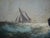 Franz Müller-Gossen, Sailboats in a Storm, 1920s, Oil on Canvas For Sale - Image 10 of 18