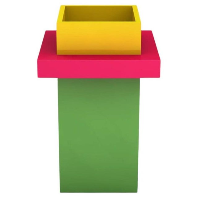 Green Festa Mobile Jean Pot in Powder-Coated Aluminum by Altreforme For Sale - Image 8 of 8
